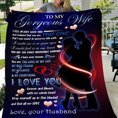 50% OFF Valentine's Day gift 🎁- Husband To Wife - I Love You - Blanket –  Lover Cabin