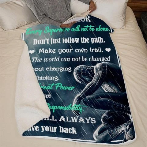 Black Friday limited time discount 50% - superhero will not be alone Blanket