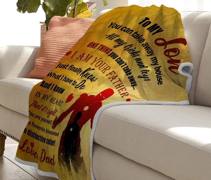 Christmas discount 50% -To my Son- You are yourself- Blanket