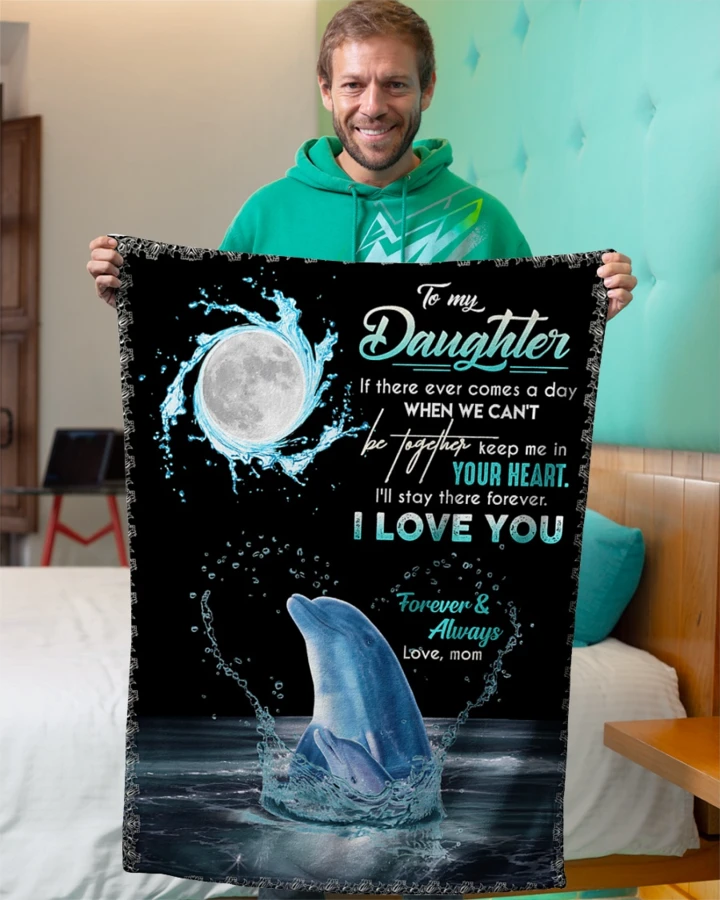 Special gift for your daughter- Chad Sherpa Fleece Blanket