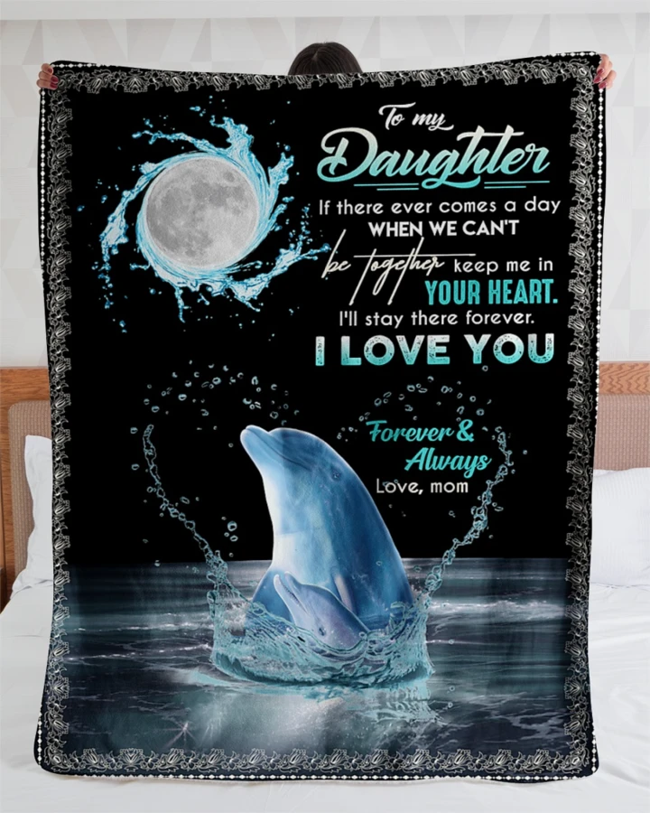 Special gift for your daughter- Chad Sherpa Fleece Blanket