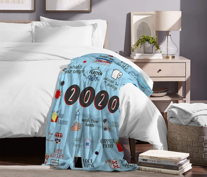 50% OFF Best Gift - 2020 Commemorative Blanket with the highlights of the worst year ever!