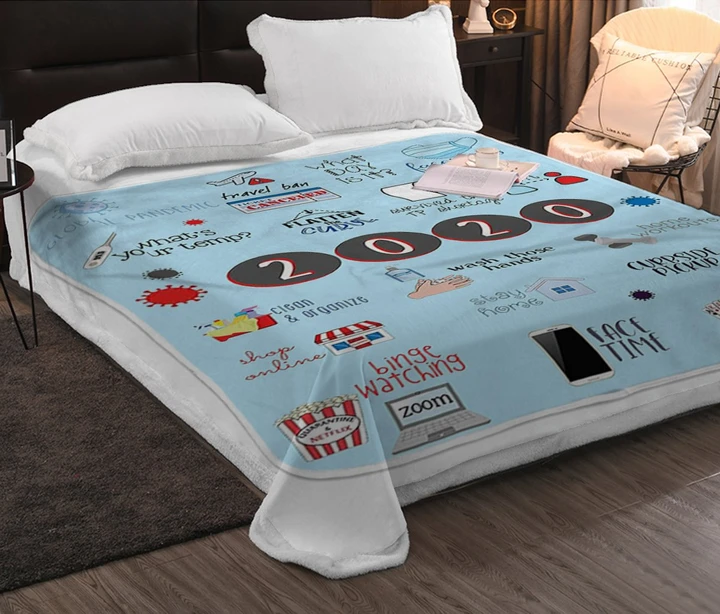 50% OFF Best Gift - 2020 Commemorative Blanket with the highlights of the worst year ever!