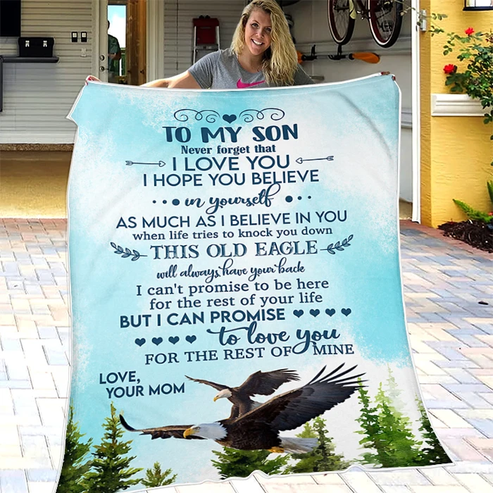 50% OFF Best Gift-To My Son, believe in yourself - Blanket