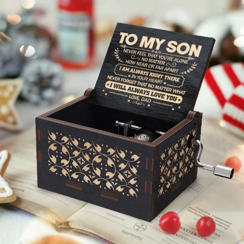 Dad To Son - Never Feel That You're Alone - Black Music Box