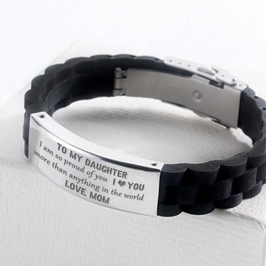 Mom To Daughter - I LOVE YOU - Bracelet