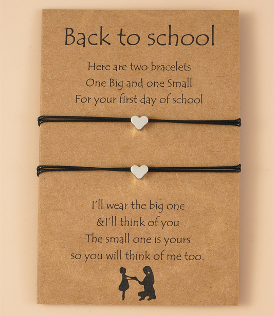 Back To School Gifts-  Bracelets Set with Cards