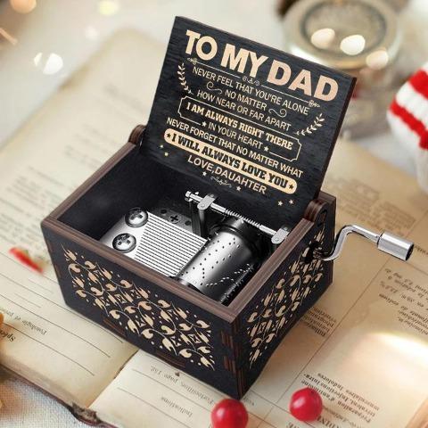 Daughter To Dad ( Never Feel That You're Alone ) Black Music Box