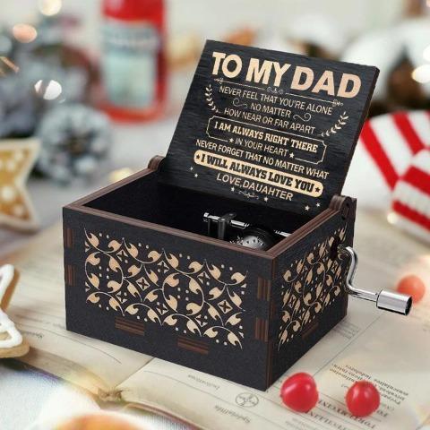 Daughter To Dad ( Never Feel That You're Alone ) Black Music Box