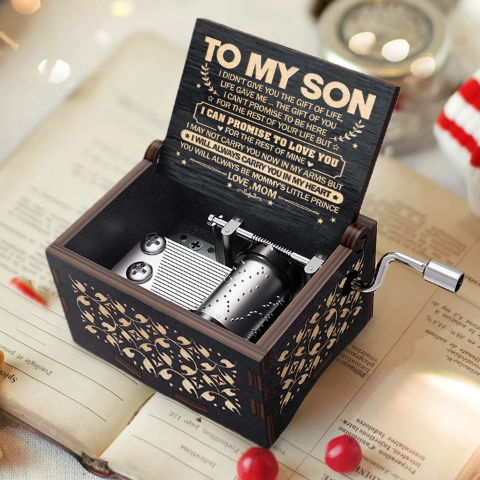 Mom To Son ( I Will Always Carry You In My Heart ) Black Music Box