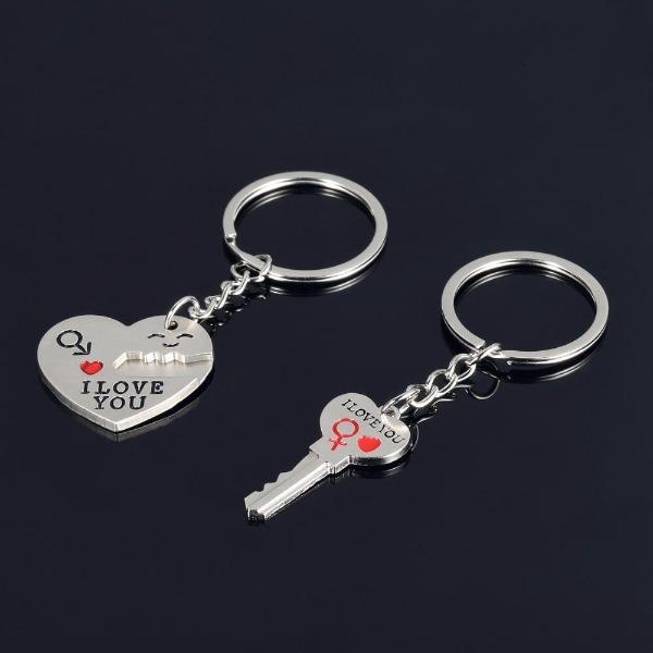 I LOVE YOU Heart Keychain Keychain eprolo