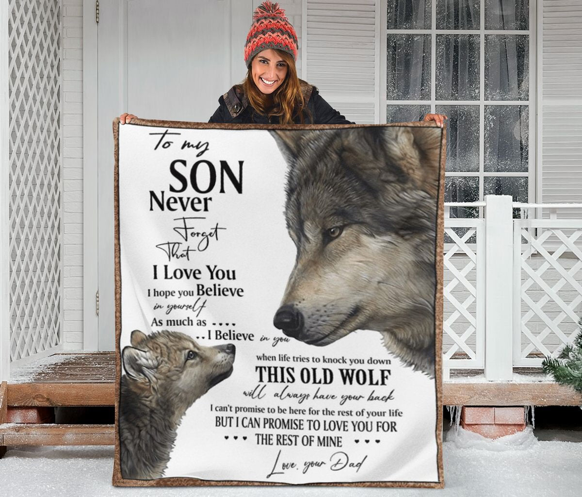 Christmas limited time discount 50%-To my Son, I love you i hope you believe - Blanket