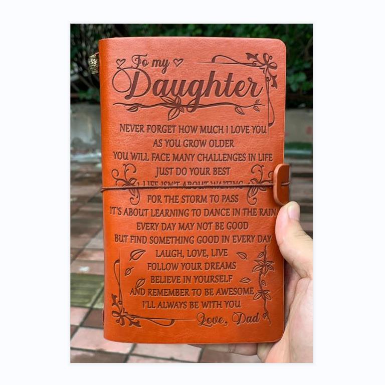 Dad To Daughter - I'll always be with You  - Vintage Journal