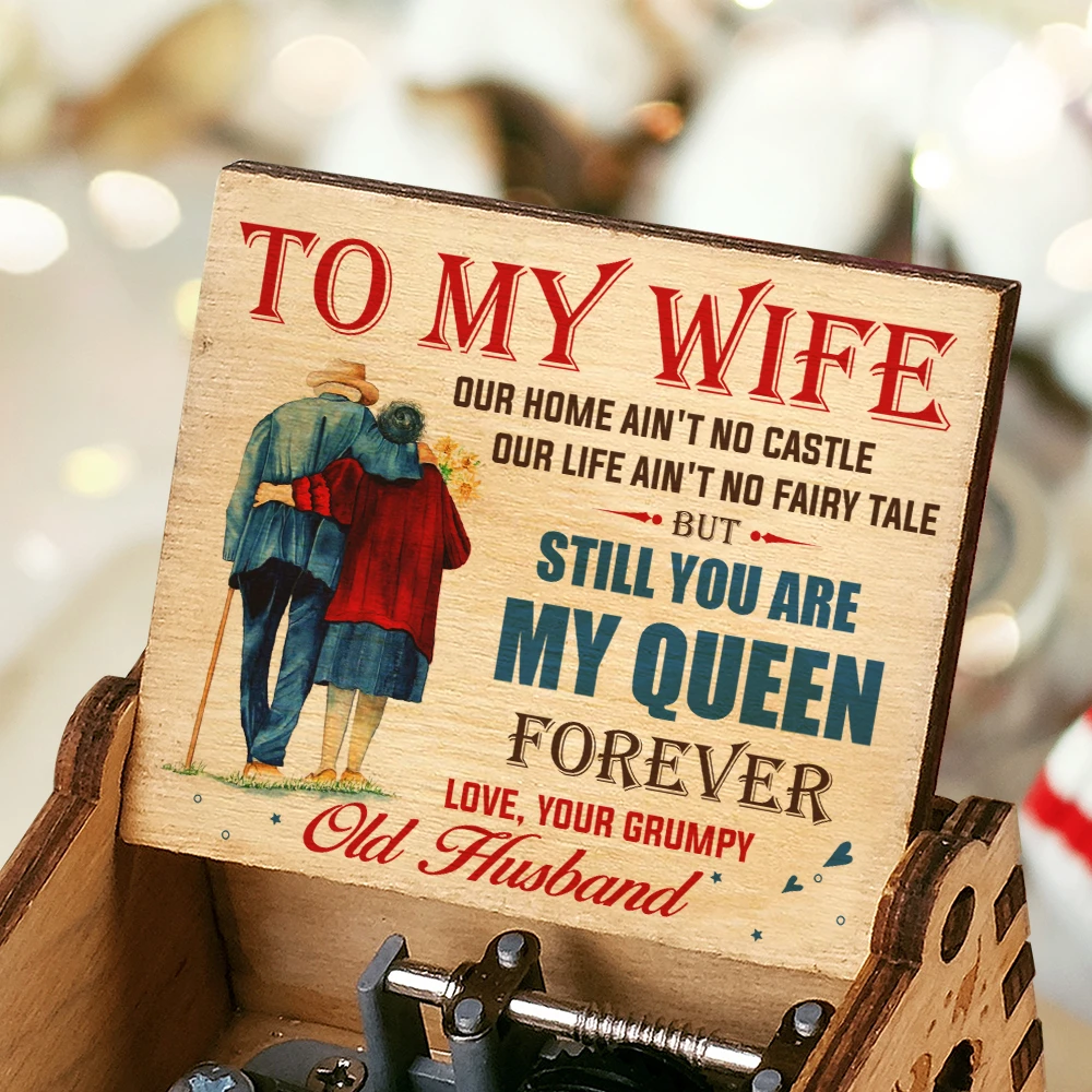HUSBAND TO WIFE - YOU ARE MY QUEEN FOREVER - COLORFUL MUSIC BOX