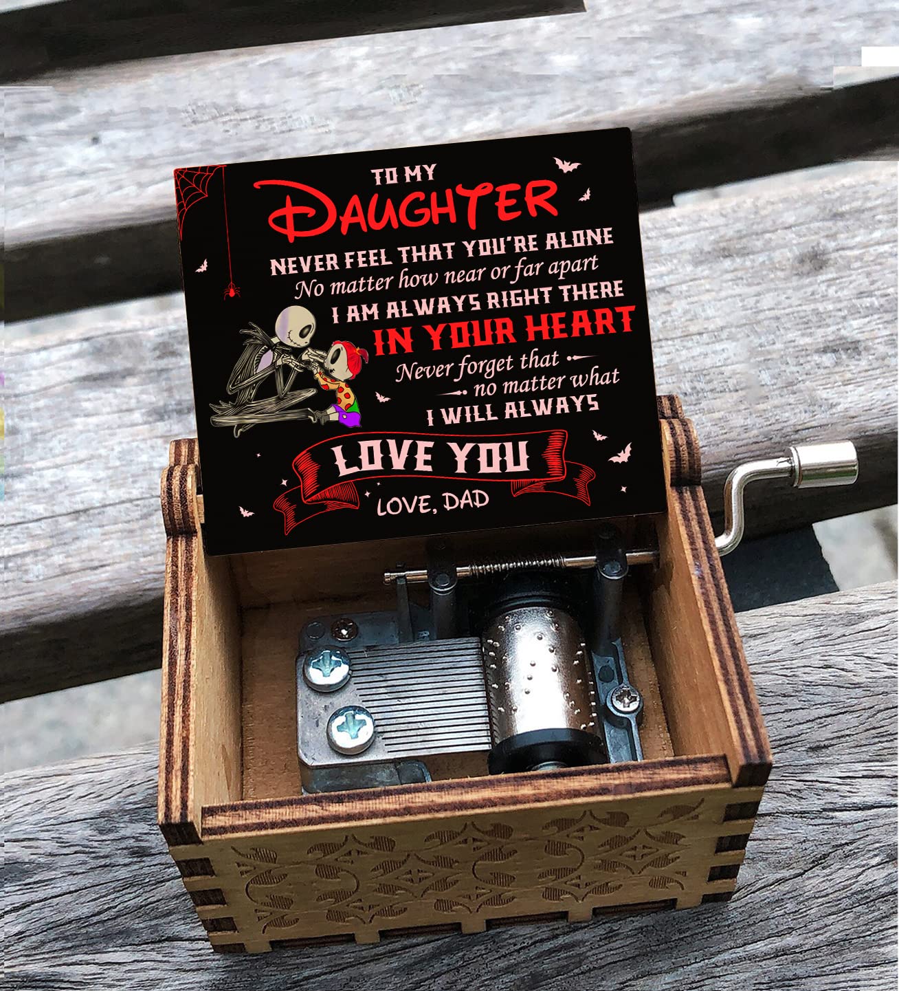 Dad To Daughter-I Will Always Love You -Black Music Box