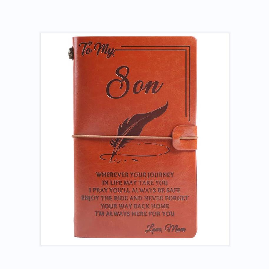 Mom To Son - ENJOY THE RIDE - Vintage Journal