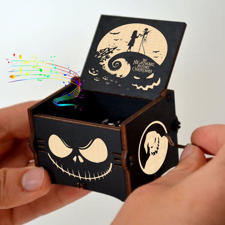 The Best Family Gift - Happy Halloween- Colorful Music Box