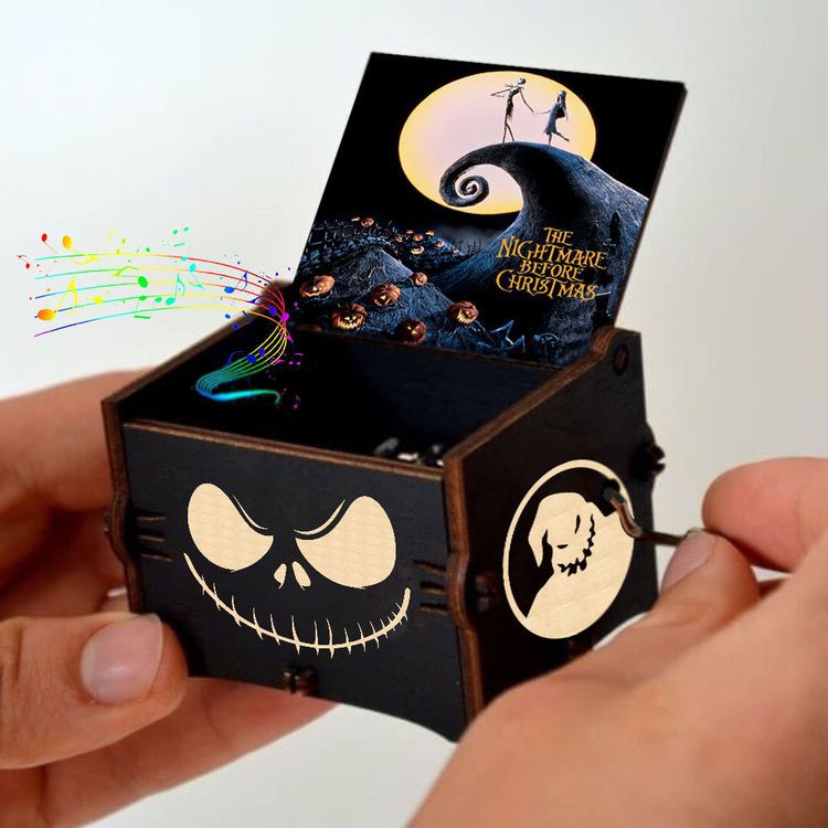 The Best Family Gift - Happy Halloween- Colorful Music Box