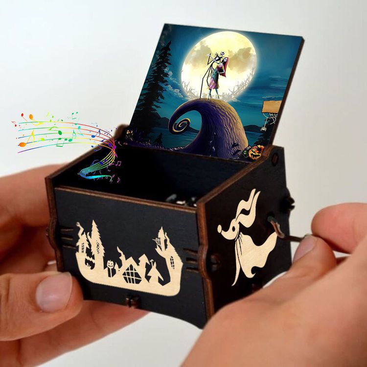 The Best Family Gift - Happy Halloween- Colorful Music Box