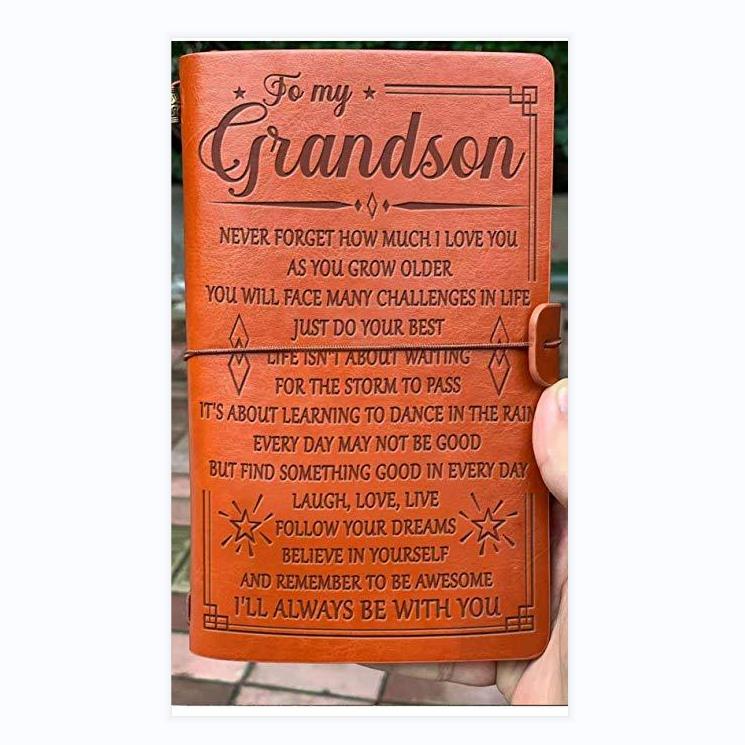 To Grandson - I'll always be with You  - Vintage Journal
