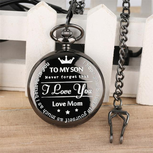 To My Son, Love Mom - Luxury pocket watch