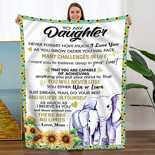 50% OFF Best Gift 🎁Mom To Daughter, BELIEVE IN YOURSELF - Blanket