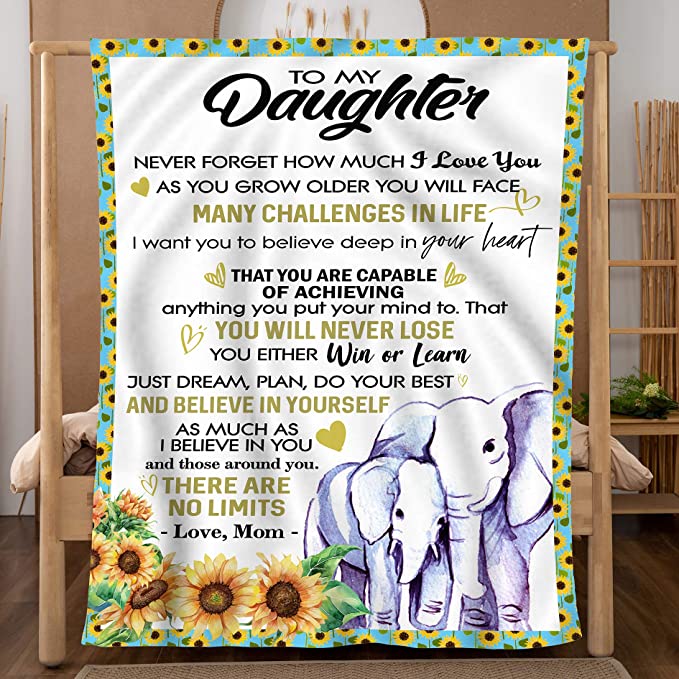 50% OFF Best Gift 🎁Mom To Daughter, BELIEVE IN YOURSELF - Blanket